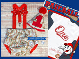 Boys Baseball Cake Smash Outfit, First Birthday Outfit