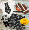 Needles Knots N Bows Boys Las Vegas Raiders Outfit, Baby Boys, Toddlers Game Day Football Outfit 12 Month / Add Leg Warmers