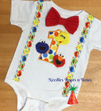 Boys Sesame Street 1st Birthday Shirt