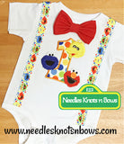 Sesame Street first birthday shirt or onesie, boy,