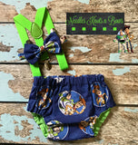 Boys Toy Story Cake Smash Outfit. 