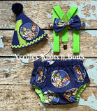 Boys Toy Story Cake Smash Outfit, 1st Birthday Outfit Boy