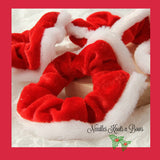 Red velvet Christmas Scrunchie.
