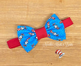 Dr. Suess bow tie available in all sizes. 