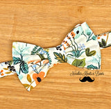 Herb Garden on Natural Tropical Bow Tie