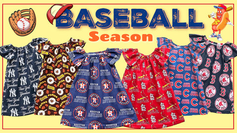 Girls Baseball Team Dress, Baby Girls, Toddlers Baseball Dress