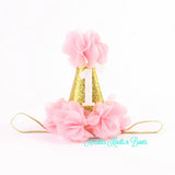 Baby Girls Pink & Gold Birthday Outfit, Girls Pink & Gold 1st Birthday Outfit, Pink & Gold Cake Smash Set