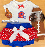 Girls Buffalo Bills Game Day Football Outfit,, Baby Toddler