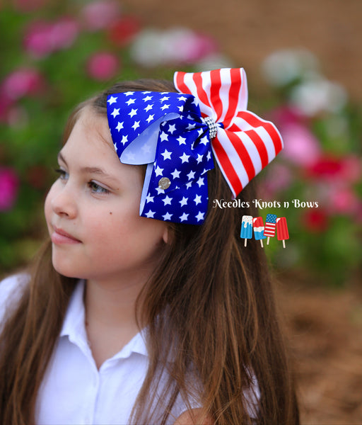 4th of july hair bows hot sale for babies