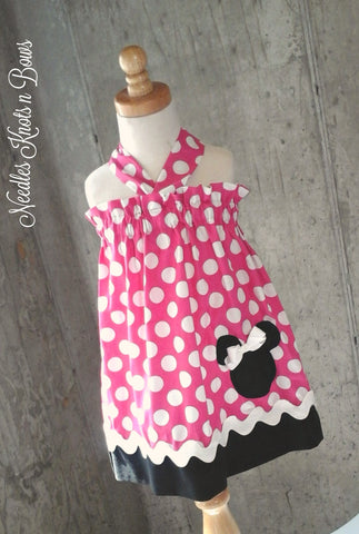 Girls First Minnie Mouse Birthday Dress, Second Birthday Dress 24 Months Girls First Minnie Mouse Birthday Dress, Second Birthday Dress 24 Months