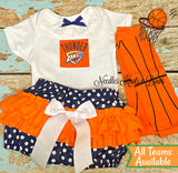 Girls Oklahoma Thunder Outfit for baby girls and toddlers