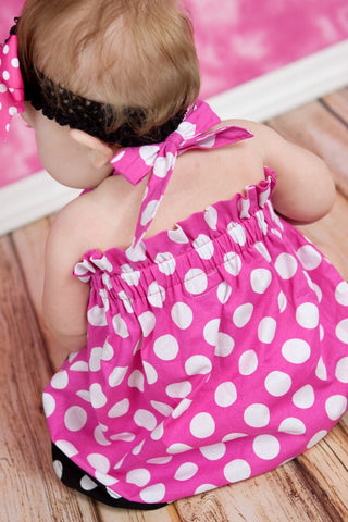 Girls First Minnie Mouse Birthday Dress, Second Birthday Dress Needles Knots n Bows Girls First Minnie Mouse Birthday Dress, Second Birthday Dress Needles Knots n Bows