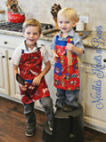Toddler boys aprons