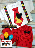 Boys 1st or 2nd Mickey Mouse birthday outfit.  