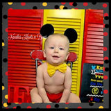 Boys Mickey Mouse Cake Smash Outfit, 1st Birthday