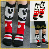 Kids Mickey Mouse Knee High Socks, Boys, Girls