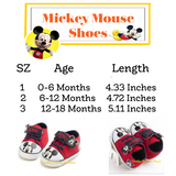 Boys Mickey Mouse Shoes, Baby Toddler Sneakers
