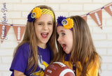 Minnesota Vikings Headband, Girls Shabby Chic Vikings Headband, Football Headband, Game Day