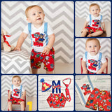 Boys Patrol Birthday Outfit / Cake Smash Set -- You choose the pieces that you need and leave a message stating the size that you need while checking out. 