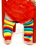 Girls Rainbow Headband & Leg Warmer Set, Girls Accessories