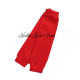 baby toddler red leg warmers