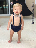 Boys Cake Smash Outfit, Nautical, Anchors 1st Birthday Outfit