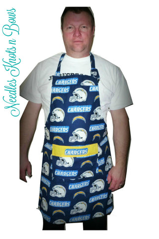 Men’s Los Angeles Chargers Apron with pocket
