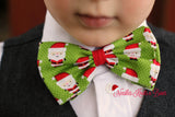 Santa Claus Christmas Bow Tie.   Baby, toddler, boys and men's Christmas bow tie. 