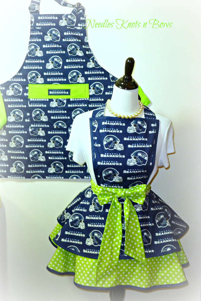 Seattle Seahawks Apron, Aprons, Men’s / Women’s Football Apron ...