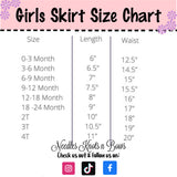 Girls Dinosaur Skirt, Baby, Toddler Skirt