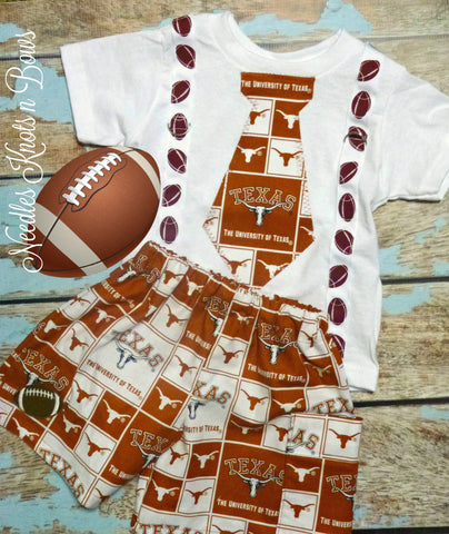Baby boys and toddlers Texas Longhorns Outfit
