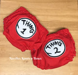 Baby Boys Thing 1 and Thing 2 Diaper Covers