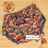 Boys Turkey Diaper Cover for babies and toddlers.