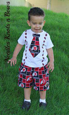 Baby boys and toddlers University of Utah Utes Outfit.